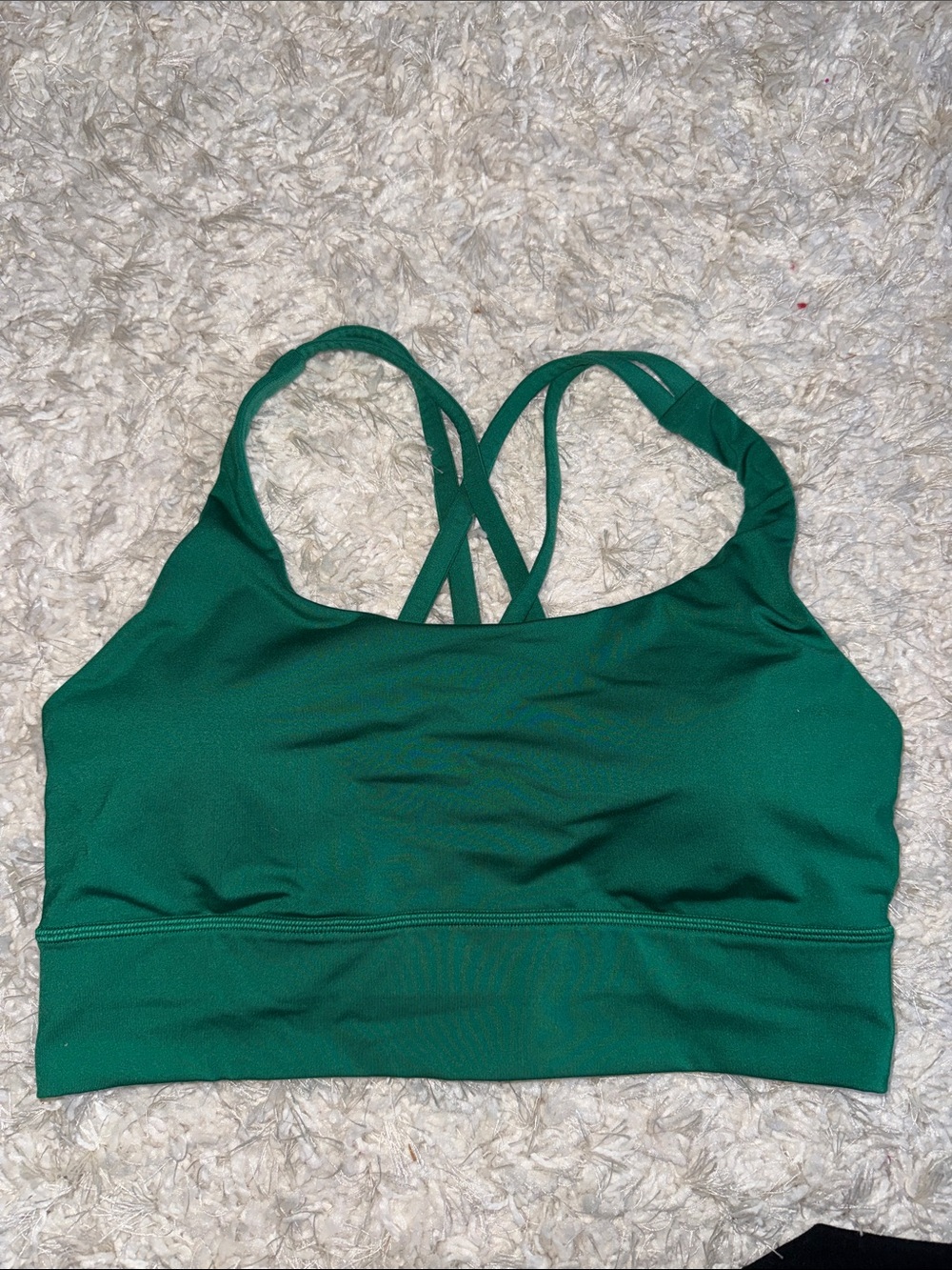 Lululemon Women's Green Strappy Sports Bra